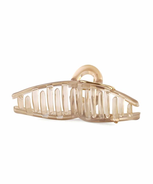 ANEMONE(アネモネ)の「メタルポイントクリアループバンス【動画あり】(バレッタ/ヘアクリップ・レディース・アイボリー/ベージュ/グレー/ブラウン・FREE)」の7枚目の写真