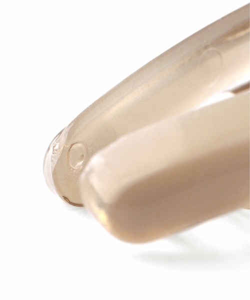 ANEMONE(アネモネ)の「メタルポイントクリアループバンス【動画あり】(バレッタ/ヘアクリップ・レディース・アイボリー/ベージュ/グレー/ブラウン・FREE)」の10枚目の写真