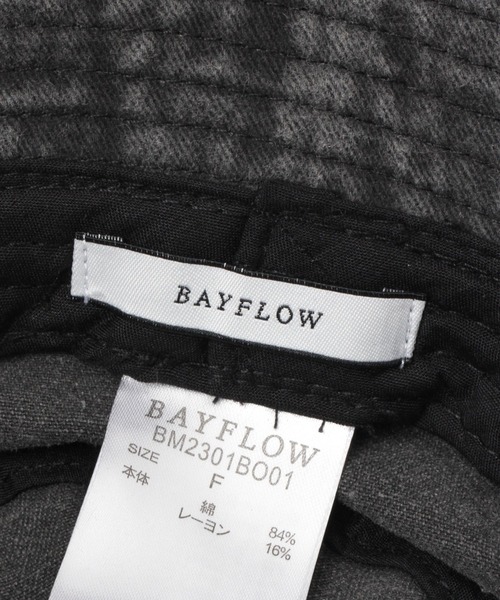 BAYFLOW(ベイフロー)の「USEDバケットハット(ハット・メンズ・チャコール/インディゴブルー/ベージュ・FREE)」の10枚目の写真