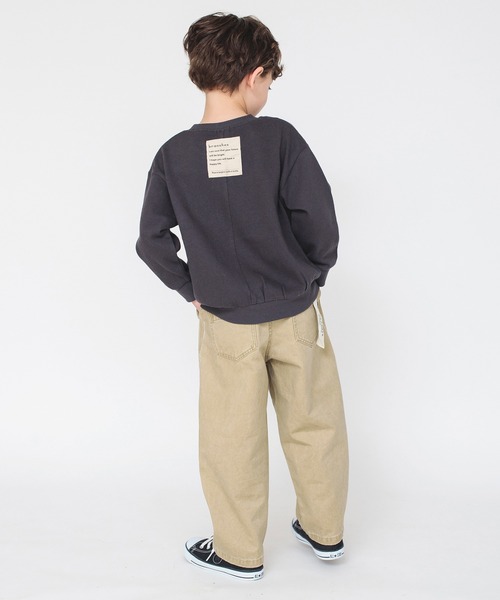 BRANSHES（ブランシェス）の「【platinum line】カーブパンツ（チノパンツ・キッズ・ベージュ/ネイビー・110/140/100/150/90/130/120）」の8枚目の写真