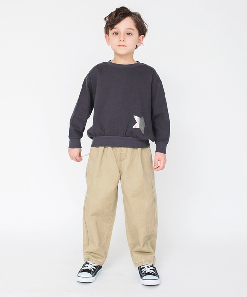 BRANSHES（ブランシェス）の「【platinum line】カーブパンツ（チノパンツ・キッズ・ベージュ/ネイビー・110/140/100/150/90/130/120）」の4枚目の写真