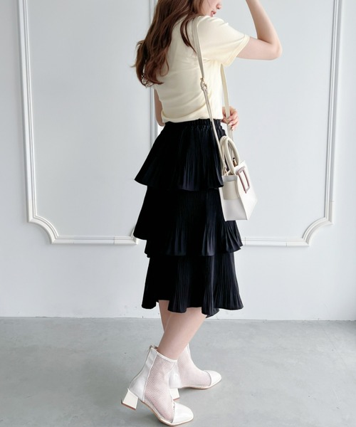 Loueme(ルエム)の「【23S/S】ドッグプリントちびTシャツ(Tシャツ/カットソー・レディース・ホワイト/ブラック/アイボリー・FREE)」の17枚目の写真