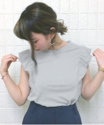 WHO'S WHO gallery | テレコフリルトップス(Tシャツ/カットソー)