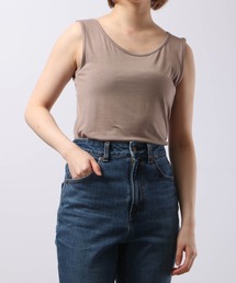 PAGE ONE 日本製しっとりインナータンクトップ