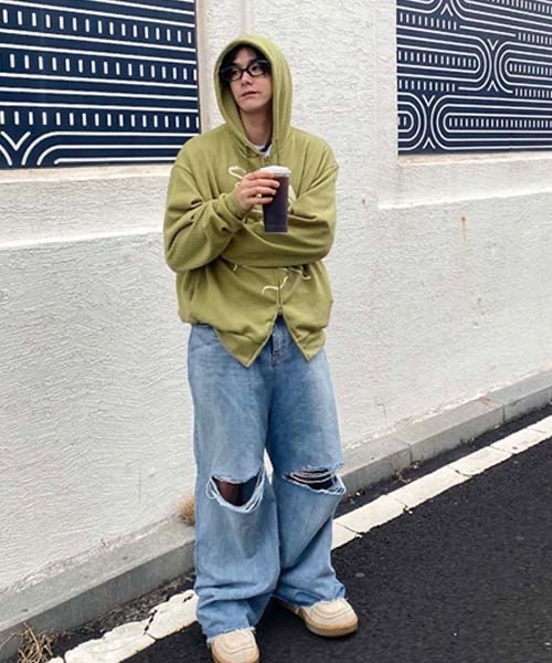 HOLY IN CODE(ホーリーインコード)の「HOLY IN CODE CAMO hood zip-up(パーカー・メンズ・アイボリー/オリーブ・FREE)」の19枚目の写真