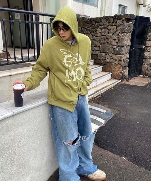 HOLY IN CODE(ホーリーインコード)の「HOLY IN CODE CAMO hood zip-up(パーカー・メンズ・アイボリー/オリーブ・FREE)」の18枚目の写真