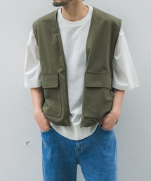 coca（coca） | メンズキャンバスフィッシングベスト(ベスト)