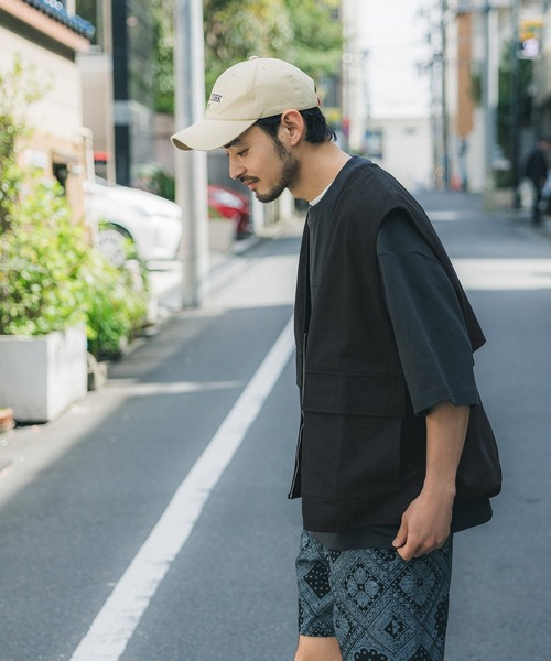 coca（coca）（コカ）の「メンズキャンバスフィッシングベスト（ベスト・メンズ・カーキ/ブラック・M/L）」の4枚目の写真