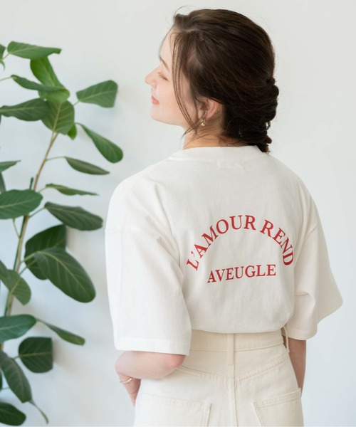 WEGO（ウィゴー）の「WEGO/グラフィックショートT（Tシャツ/カットソー・レディース・ダークグリーン/ブラック/ホワイト/ブルー/ブルー系その他/その他1/その他2/その他3/その他4/ホワイト系その他/ブラック系その他/杢グレー/その他5/オレンジ/その他7/オフホワイト/アイボリー/その他6/その他9/その他8/その他10/その他16/その他13/その他15/イエロー/その他17/その他12/サックスブルー/その他14・MEDIUM/SMALL）」の16枚目の写真