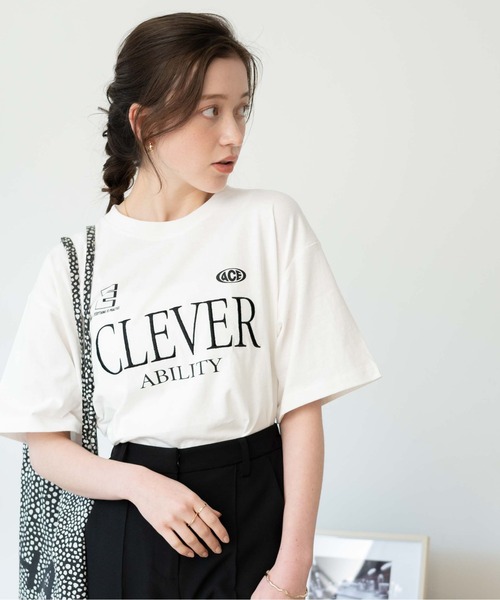 WEGO（ウィゴー）の「WEGO/グラフィックショートT（Tシャツ/カットソー・レディース・ダークグリーン/ブラック/ホワイト/ブルー/ブルー系その他/その他1/その他2/その他3/その他4/ホワイト系その他/ブラック系その他/杢グレー/その他5/オレンジ/その他7/オフホワイト/アイボリー/その他6/その他9/その他8/その他10/その他16/その他13/その他15/イエロー/その他17/その他12/サックスブルー/その他14・MEDIUM/SMALL）」の18枚目の写真