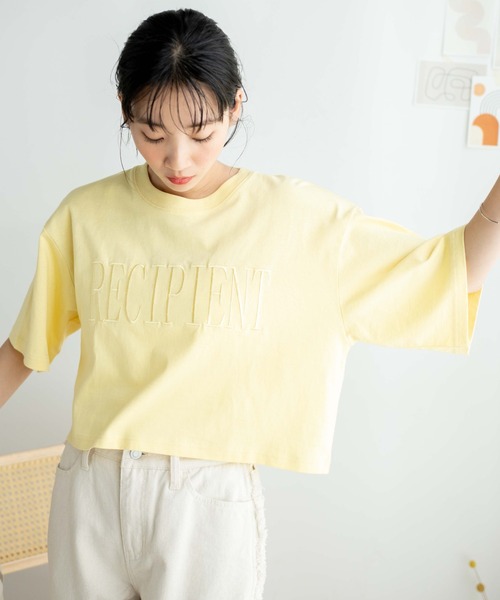 WEGO（ウィゴー）の「WEGO/グラフィックショートT（Tシャツ/カットソー・レディース・ダークグリーン/ブラック/ホワイト/ブルー/ブルー系その他/その他1/その他2/その他3/その他4/ホワイト系その他/ブラック系その他/杢グレー/その他5/オレンジ/その他7/オフホワイト/アイボリー/その他6/その他9/その他8/その他10/その他16/その他13/その他15/イエロー/その他17/その他12/サックスブルー/その他14・MEDIUM/SMALL）」の13枚目の写真