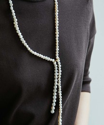 ガリャルダガランテ　パールネックレス ガリャルダガランテ 2.718 シルバーパールロングネックレス