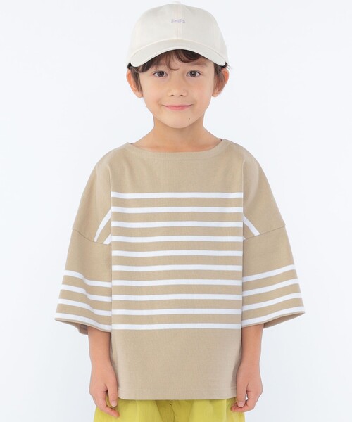 SHIPS KIDS:100～170cm / パネル ボーダー 半袖 TEE（Tシャツ/カットソー）｜SHIPS（シップス）