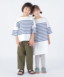 SHIPS(�V�b�v�X)��SHIPS KIDS:100�`170cm / �p�l�� �{�[�_�[ ���� TEE(T�V���c/�J�b�g�\�[)