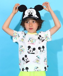 Disney（ディズニー）の「親子お揃い パステル 総柄 キャラクター  ディズニー Tシャツ 8146K（Tシャツ/カットソー・キッズ）」