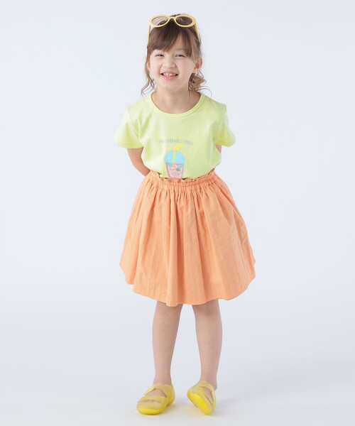 SHIPS（シップス）の「SHIPS KIDS:100～130cm / リバーシブル ギャザー スカート（スカート・キッズ・ブルー系その他/オレンジ系その他・100/120/110/130）」の21枚目の写真
