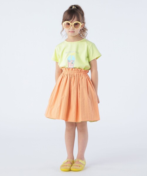 SHIPS（シップス）の「SHIPS KIDS:100～130cm / リバーシブル ギャザー スカート（スカート・キッズ・ブルー系その他/オレンジ系その他・100/120/110/130）」の19枚目の写真