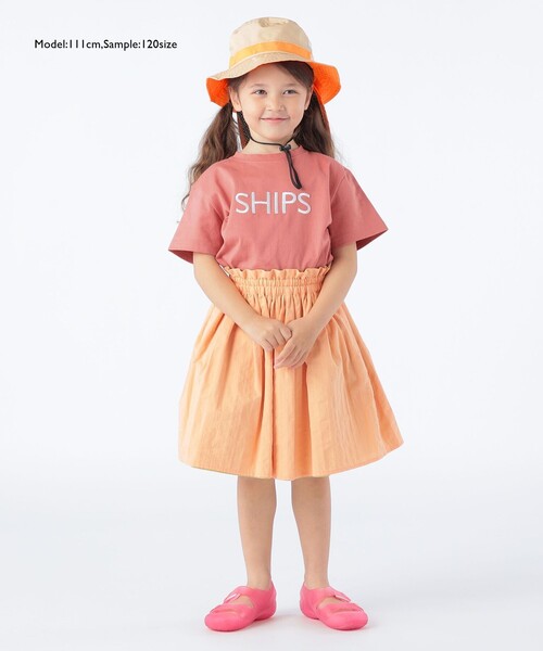 SHIPS（シップス）の「SHIPS KIDS:100～130cm / リバーシブル ギャザー スカート（スカート・キッズ・ブルー系その他/オレンジ系その他・100/120/110/130）」の15枚目の写真