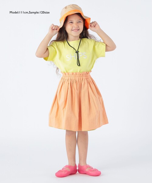 SHIPS（シップス）の「SHIPS KIDS:100～130cm / リバーシブル ギャザー スカート（スカート・キッズ・ブルー系その他/オレンジ系その他・100/120/110/130）」の14枚目の写真