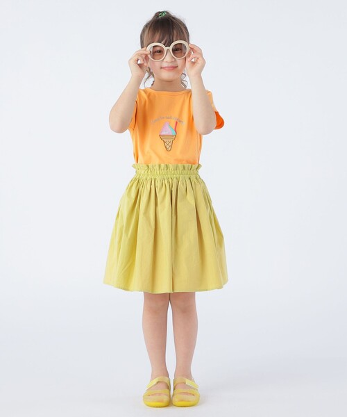 SHIPS（シップス）の「SHIPS KIDS:100～130cm / リバーシブル ギャザー スカート（スカート・キッズ・ブルー系その他/オレンジ系その他・100/120/110/130）」の11枚目の写真