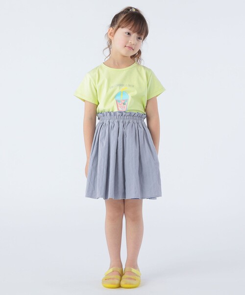 SHIPS（シップス）の「SHIPS KIDS:100～130cm / リバーシブル ギャザー スカート（スカート・キッズ・ブルー系その他/オレンジ系その他・100/120/110/130）」の9枚目の写真