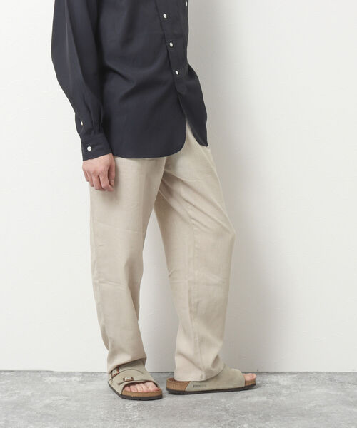 NOLLEY'S goodman(ノーリーズグッドマン)の「リネン混イージーパンツ(その他パンツ・メンズ・アイボリー/オリーブ/ブラウン/チャコールグレー・S/M/L)」の8枚目の写真