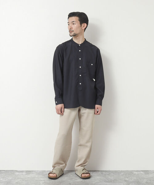 NOLLEY'S goodman(ノーリーズグッドマン)の「リネン混イージーパンツ(その他パンツ・メンズ・アイボリー/オリーブ/ブラウン/チャコールグレー・S/M/L)」の10枚目の写真