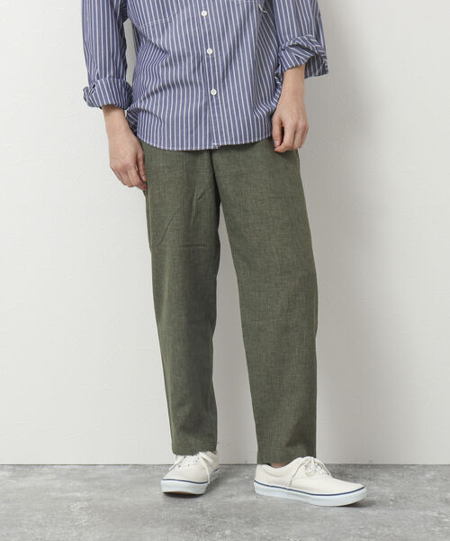 NOLLEY'S goodman(ノーリーズグッドマン)の「リネン混イージーパンツ(その他パンツ・メンズ・アイボリー/オリーブ/ブラウン/チャコールグレー・S/M/L)」の13枚目の写真