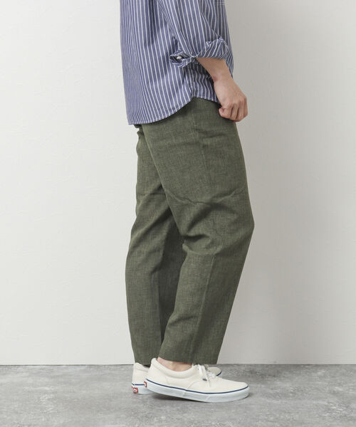 NOLLEY'S goodman(ノーリーズグッドマン)の「リネン混イージーパンツ(その他パンツ・メンズ・アイボリー/オリーブ/ブラウン/チャコールグレー・S/M/L)」の16枚目の写真