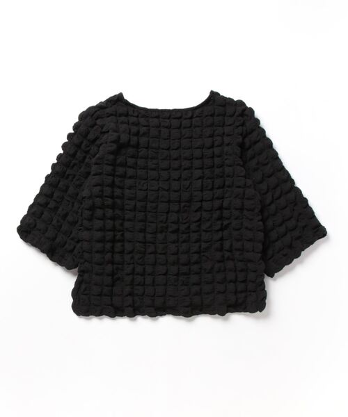 KOBE LETTUCE(コウベレタス)の「ポップコーンショートスリーブプルオーバー(その他トップス・レディース・ブラック/チェック/イエロー/オフホワイト/イエロー系その他・FREE)」の16枚目の写真