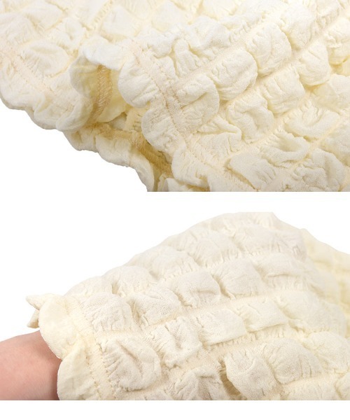 KOBE LETTUCE(コウベレタス)の「ポップコーンショートスリーブプルオーバー(その他トップス・レディース・ブラック/チェック/イエロー/オフホワイト/イエロー系その他・FREE)」の14枚目の写真