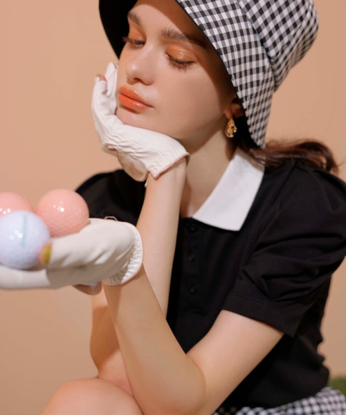 EIMY GOLF（エイミーゴルフ）の「クレリックパフスリーブポロ