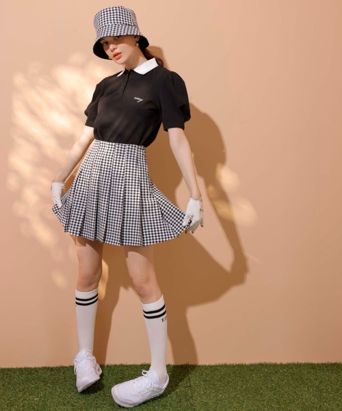 EIMY GOLF（エイミーゴルフ）の「クレリックパフスリーブポロ