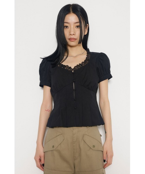 MURUA - LAGUA GEM シャツブラウス LAGUA GEM | LEOPARD COMPACT シャツ (シャツ・ブラウス ) |SHEL