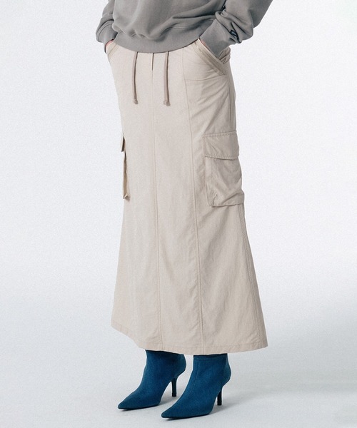 人気☆SCULPTOR☆ BANDING MAXI PENCIL SKIRT SCULPTOR(スカルプター)の「Banding Maxi Pencil Skirt
