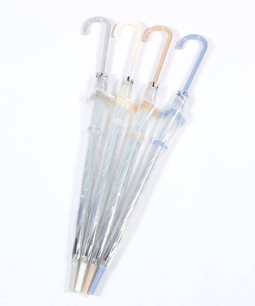 LAKOLE（ラコレ）の「ロゴビニール傘 / 178290（長傘・レディース・アイボリー/グレー/ベージュ/ブルー・FREE）」の13枚目の写真