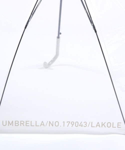 LAKOLE（ラコレ）の「ロゴビニール傘 / 178290（長傘・レディース・アイボリー/グレー/ベージュ/ブルー・FREE）」の14枚目の写真