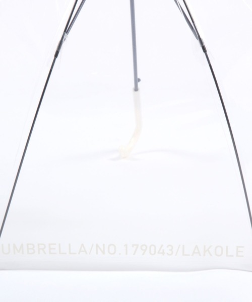 LAKOLE（ラコレ）の「ロゴビニール傘 / 178290（長傘・レディース・アイボリー/グレー/ベージュ/ブルー・FREE）」の10枚目の写真