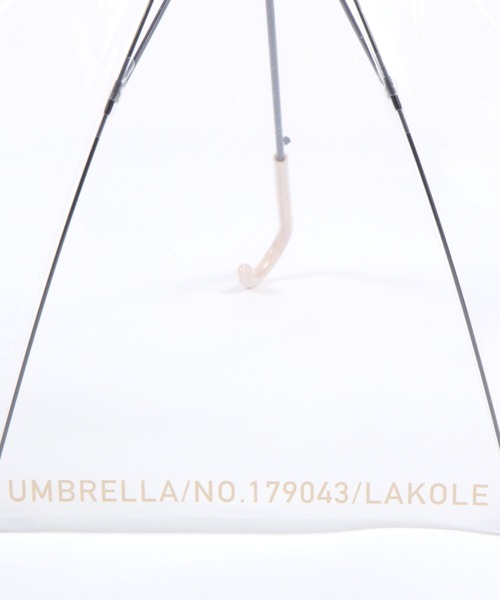 LAKOLE（ラコレ）の「ロゴビニール傘 / 178290（長傘・レディース・アイボリー/グレー/ベージュ/ブルー・FREE）」の18枚目の写真