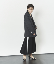 HARDY NOIR ジャージサイドラインフレアスカート HARDY NOIR（アルディーノアール）の「ジャージサイドライン