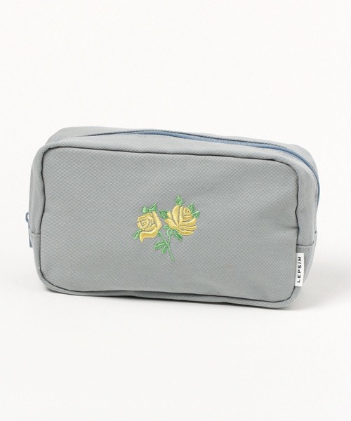 LEPSIM（レプシィム）の「【アデリアレトロ】スクエアポーチ　189333（ポーチ・レディース・ブルー/アイボリー/ピンク・ONE SIZE）」の8枚目の写真