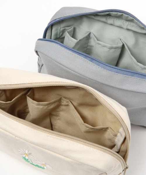 LEPSIM（レプシィム）の「【アデリアレトロ】スクエアポーチ　189333（ポーチ・レディース・ブルー/アイボリー/ピンク・ONE SIZE）」の7枚目の写真