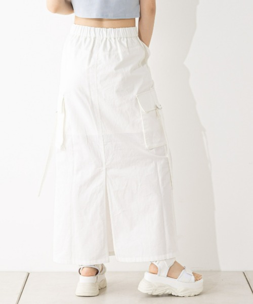 Chico（チコ）の「カーゴロングスカート（スカート・レディース・ベージュ/ブラック/アイボリー・FREE）」の6枚目の写真