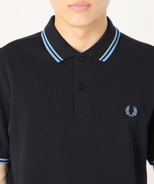 FRED PERRY（フレッドペリー）の「【FRED PERRY / フレッドペリー】M3600 TWIN TIPPED（ポロシャツ・メンズ・アイボリー/サックスブルー/ボルドー/ネイビー/ブラック・LARGE/MEDIUM）」の8枚目の写真