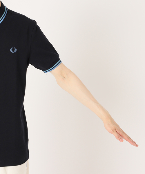 FRED PERRY（フレッドペリー）の「【FRED PERRY / フレッドペリー】M3600 TWIN TIPPED（ポロシャツ・メンズ・アイボリー/サックスブルー/ボルドー/ネイビー/ブラック・LARGE/MEDIUM）」の9枚目の写真