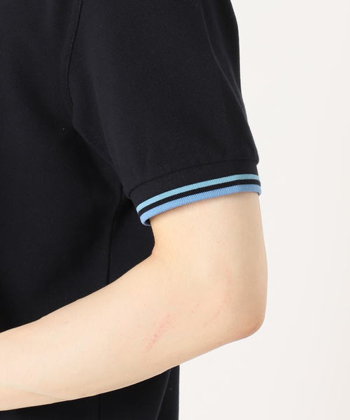 FRED PERRY（フレッドペリー）の「【FRED PERRY / フレッドペリー】M3600 TWIN TIPPED（ポロシャツ・メンズ・アイボリー/サックスブルー/ボルドー/ネイビー/ブラック・LARGE/MEDIUM）」の10枚目の写真