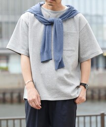 SHIPS any（シップス エニィ）の「SHIPS any: ボートネック タフ Tシャツ〈ボーダー／単色〉◇（Tシャツ/カットソー）」