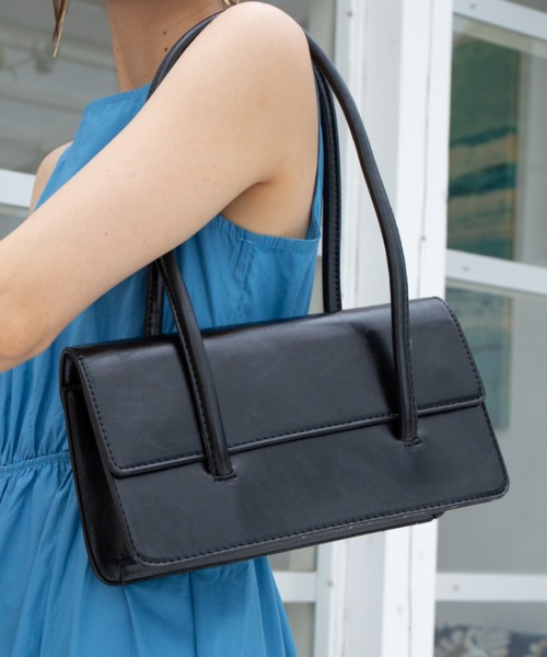 FREE STYLISTS（フリー スタイリスト）の「YUGA_YGMC スクエア　ショルダーハンドバッグ（ハンドバッグ・レディース・ブラック/ホワイト/ブルー/グリーン・FREE）」の3枚目の写真