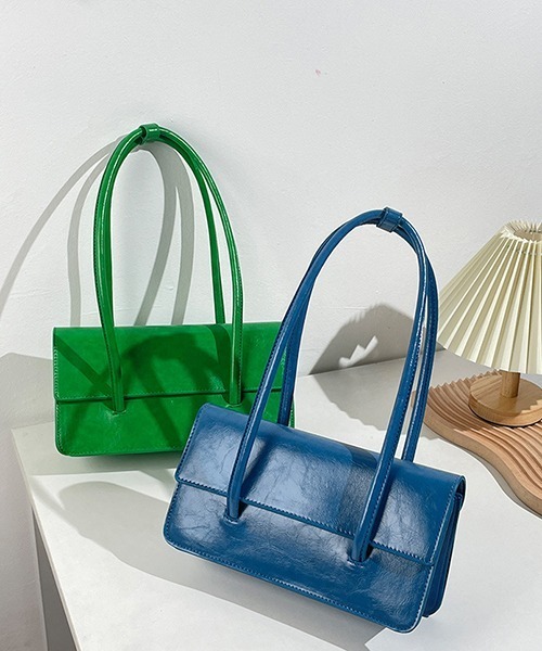 FREE STYLISTS（フリー スタイリスト）の「YUGA_YGMC スクエア　ショルダーハンドバッグ（ハンドバッグ・レディース・ブラック/ホワイト/ブルー/グリーン・FREE）」の13枚目の写真