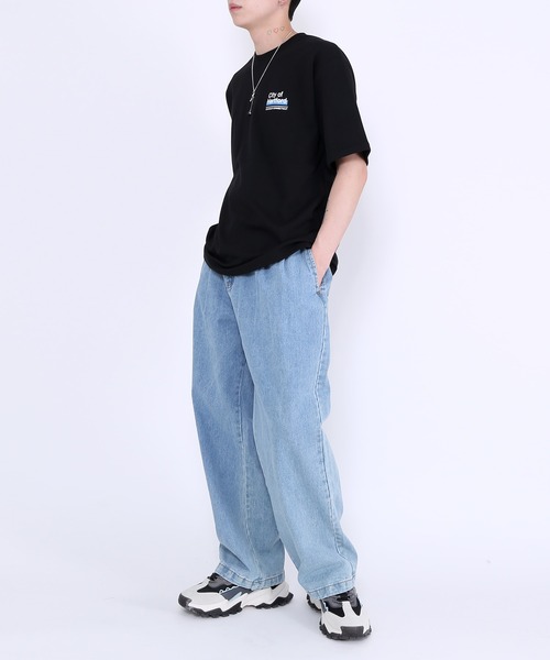 WOND（ウォンド）の「タック入りデニムパンツ（デニムパンツ・レディース・ブラック/グレー/ブルー系その他・MEDIUM/LARGE）」の13枚目の写真